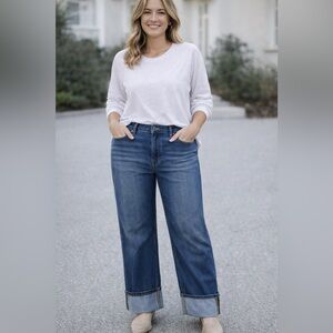 HALARA Blue Wide Leg Jeans